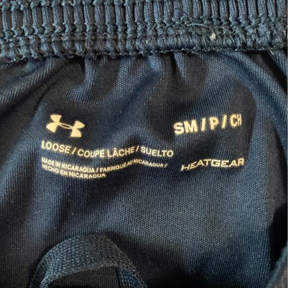 Under Armour Mens Shorts Size Small Navy Blue - Picture 2 of 3